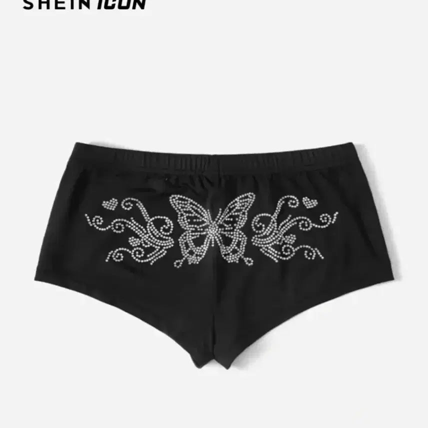 [BUNJANG] Black Butterfly Shorts / 나비반바지