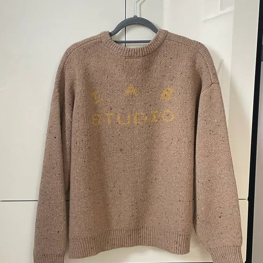 [BUNJANG] Iab Studio Sadler Cheese Knit M / 아이앱 새들러 치즈 니트 M