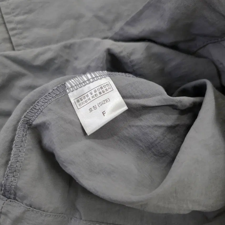 [BUNJANG] F Nylon Pocket Short Sleeve Shirt 0213J / [F] 반팔 셔츠 나일론 포켓셔츠 0213J