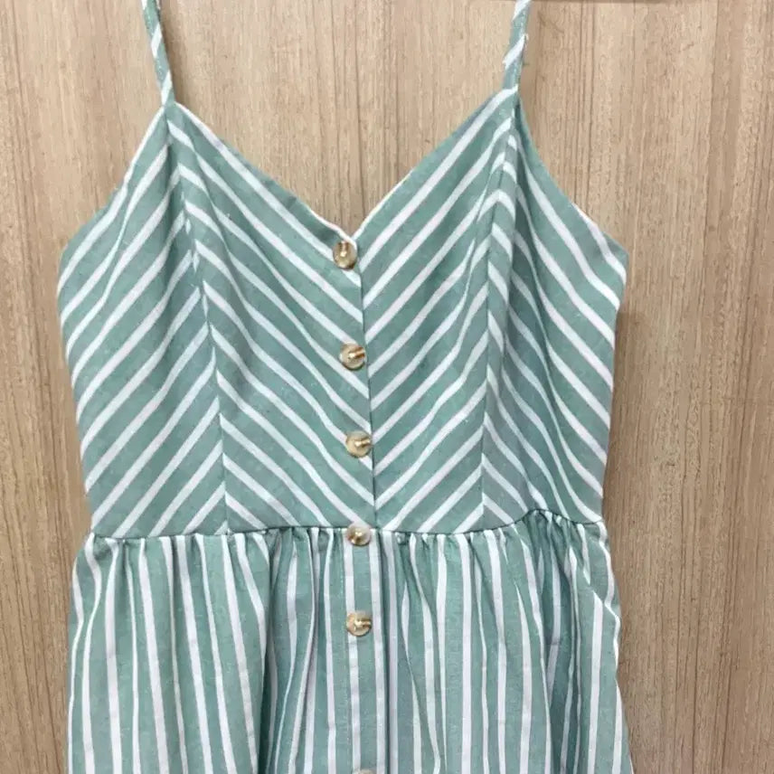 [BUNJANG] Shein Linen Cami Dress L / 쉐인 린넨 끈나시 원피스L