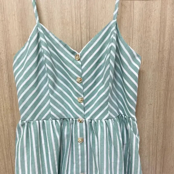 [BUNJANG] Shein Linen Cami Dress L / 쉐인 린넨 끈나시 원피스L