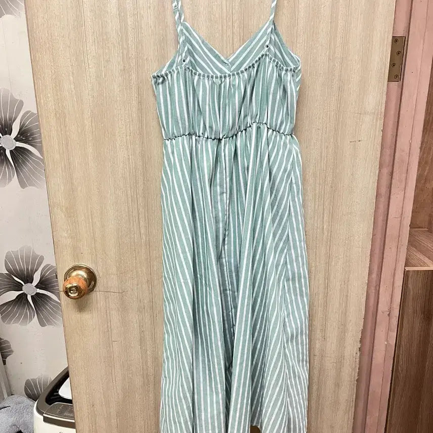 [BUNJANG] Shein Linen Cami Dress L / 쉐인 린넨 끈나시 원피스L