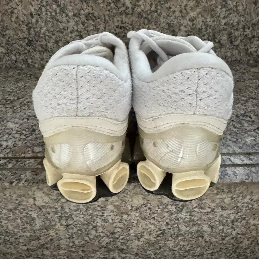 [BUNJANG] Adidas Bounce Triple White 265 Primeknit Sneakers / 아디다스 파워 바운스 트리플 화이트 265 프라임니트