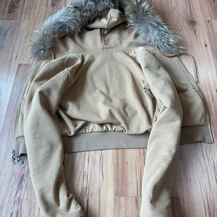 [BUNJANG] Pale Jade Wolfjo Camel Wool Coat / 페일제이드 울프죠 후드집업 카멜