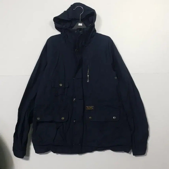 [BUNJANG] Covernat Navy Hooded Parka Jacket / 커버낫 covernat 네이비 후드 야상 자켓 3200088
