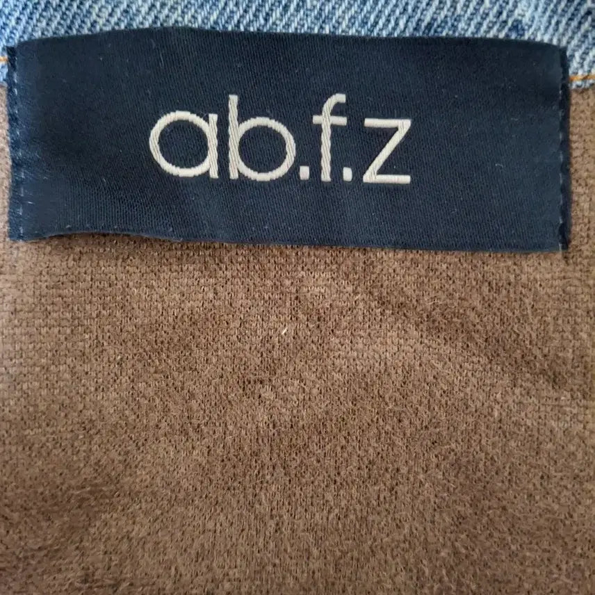 [BUNJANG] ab.f.z Layered Denim Jacket / ab.f.z 뽀글이 데님 레이어드 자켓 F1  66  77사이즈