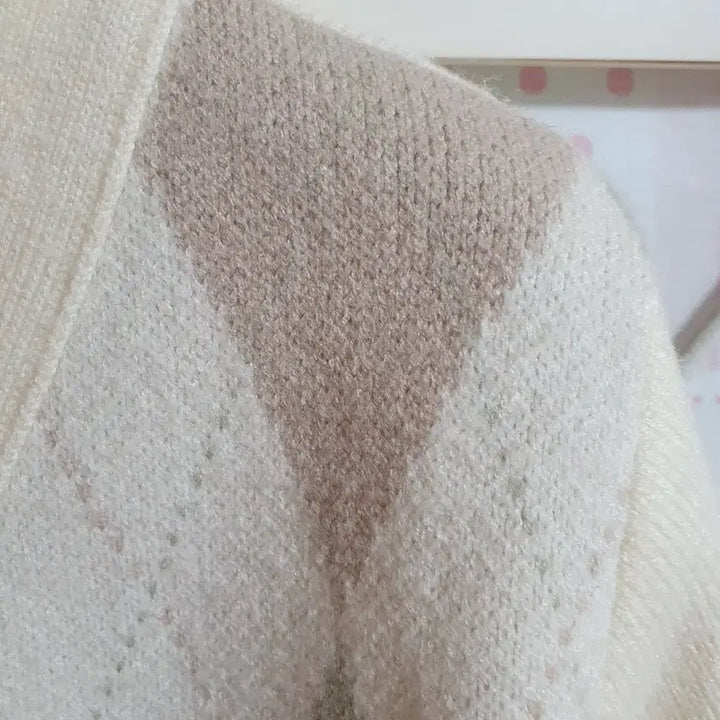[BUNJANG] SPAO Argyle Knit Cardigan / 스파오 니트 스웨터 가디건/55