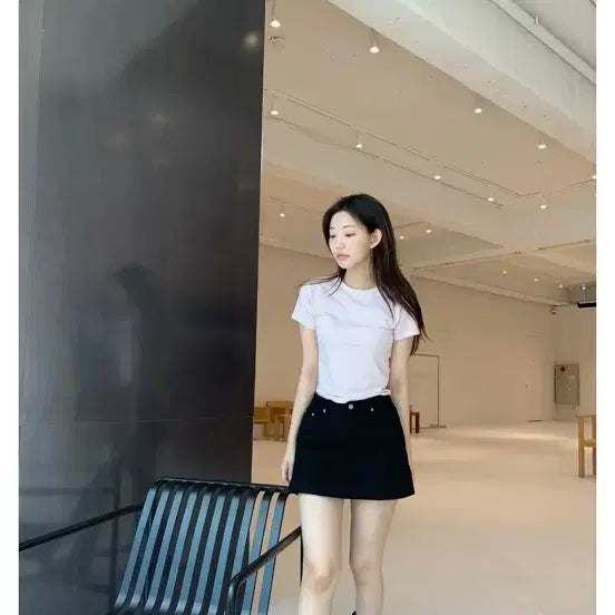 [BUNJANG] Zhenio Black Skort M / 제니오 블랙 치마바지 M