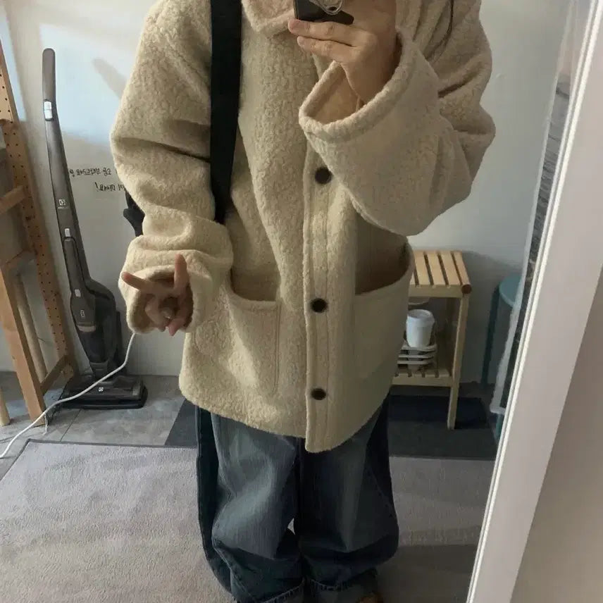 [BUNJANG] Amilt Poodle Coat Beige / 아밀트 푸들코트 베이지