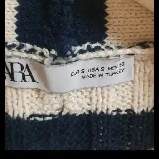 [BUNJANG] Zira Striped Knit Cardigan Sweater / 지라 줄무늬 니트 가디건 스웨터/55-66