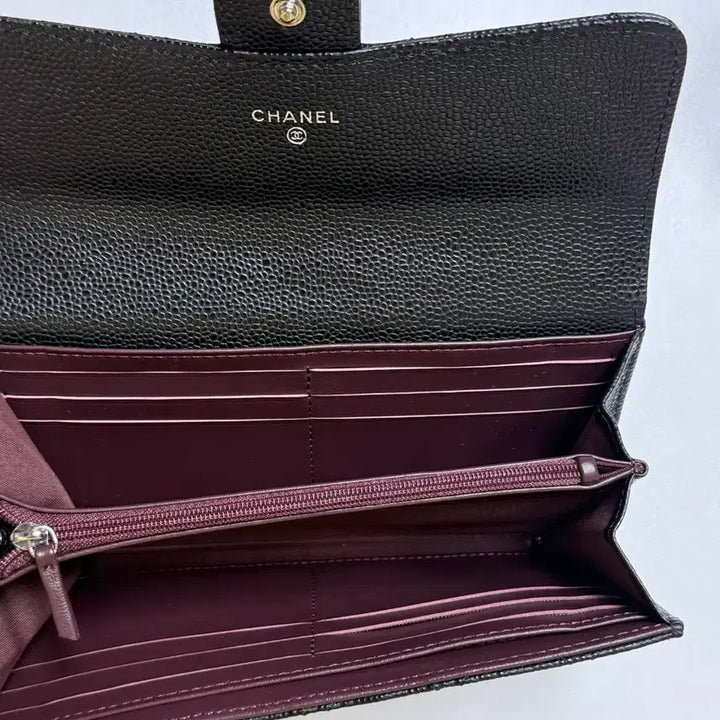 [BUNJANG] Black Quilted Long Wallet / 장지갑