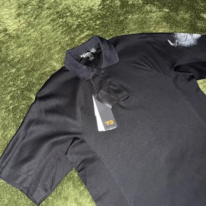 [BUNJANG] Y-3 Yohji Yamamoto All Blacks Polo Shirt Black / Y-3 요지 야마모토 뉴질랜드 올블랙스 폴로 티셔츠 블랙