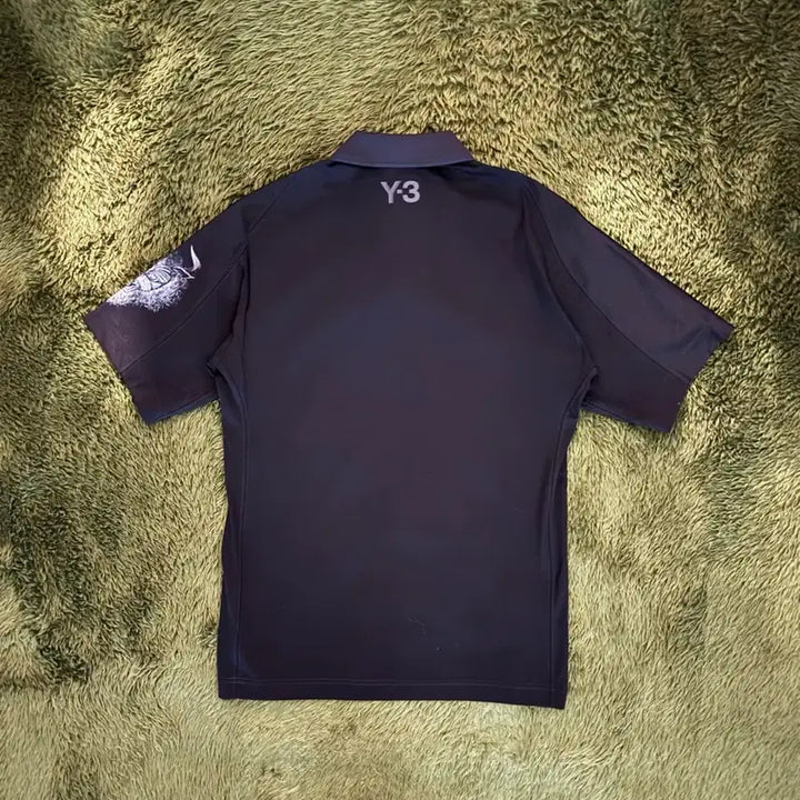 [BUNJANG] Y-3 Yohji Yamamoto All Blacks Polo Shirt Black / Y-3 요지 야마모토 뉴질랜드 올블랙스 폴로 티셔츠 블랙