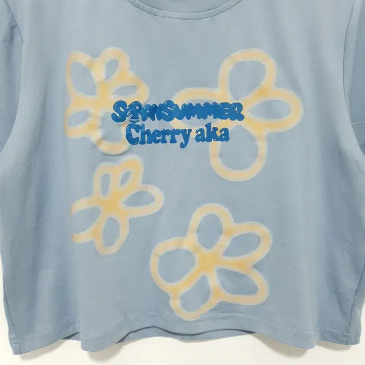 [BUNJANG] Generic Crop T-Shirt / 프린팅 크롭 반팔 F_S0468