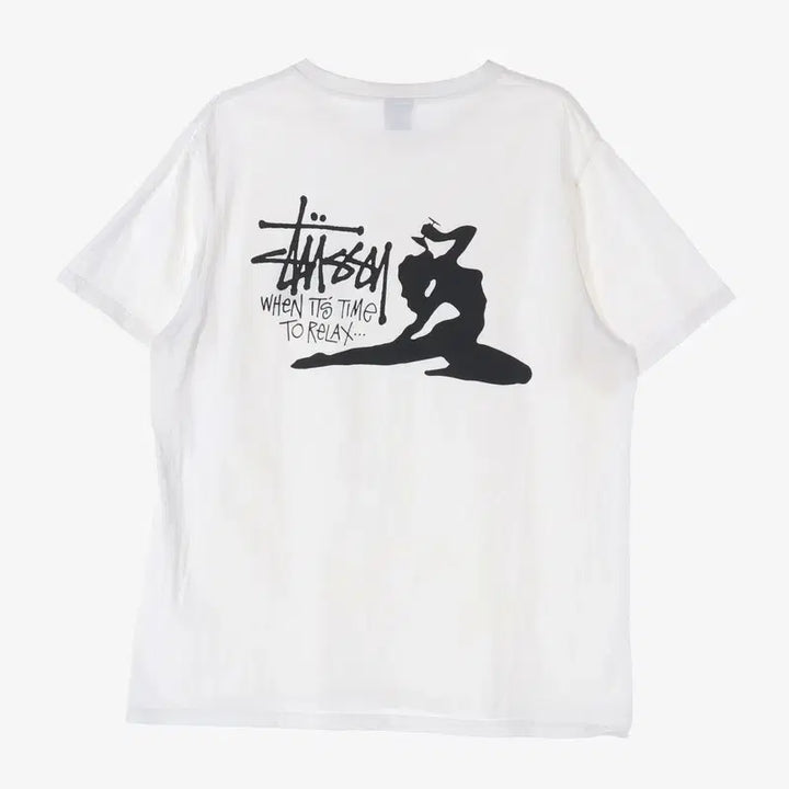 [BUNJANG] Stussy Silhouette Lady Graphic T-shirt (L) / 스투시 실루엣 레이디 그래픽 티셔츠 L