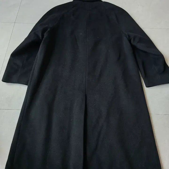 [BUNJANG] Tibbett Renoir Black Long Wool Coat / Tibbett Renoir 영국 블랙 롱 모직 코트 105