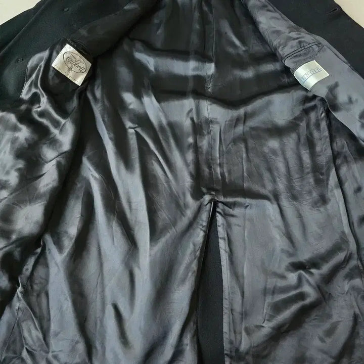 [BUNJANG] Tibbett Renoir Black Long Wool Coat / Tibbett Renoir 영국 블랙 롱 모직 코트 105