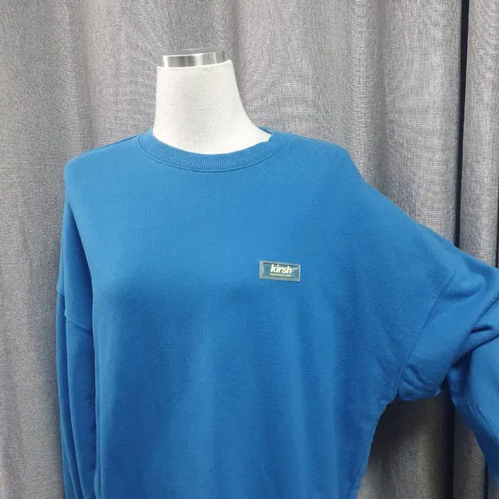 [BUNJANG] Kirsh Blue Oversized Sweatshirt / 키르시 블루 오버 맨투맨