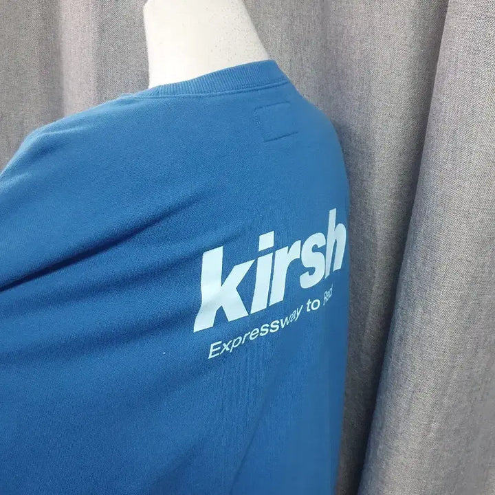[BUNJANG] Kirsh Blue Oversized Sweatshirt / 키르시 블루 오버 맨투맨