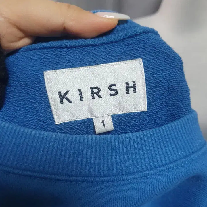 [BUNJANG] Kirsh Blue Oversized Sweatshirt / 키르시 블루 오버 맨투맨