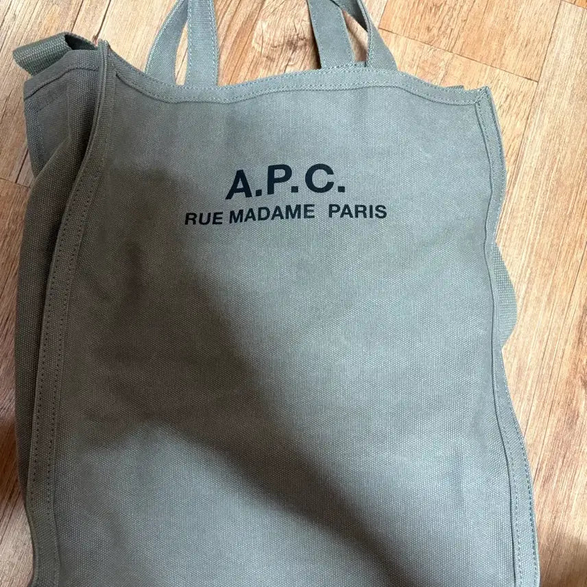 [BUNJANG] A.P.C. Recuperation Two-Way Canvas Tote Bag / 아페쎄 리쿠퍼레이션 토트백 투웨이 캔버스백 카키