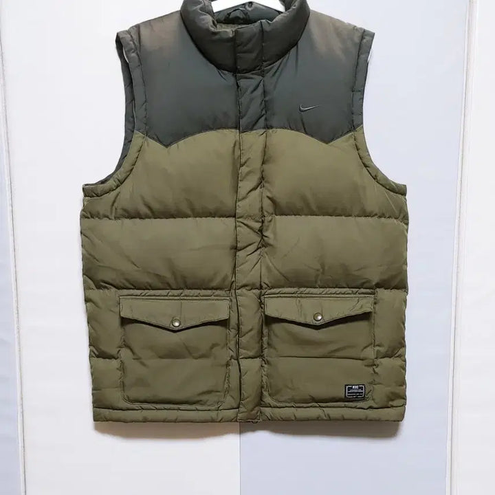 [BUNJANG] Nike Goose Down Vest Khaki 428 / [XL] 나이키 구스 패딩조끼 550 카키428
