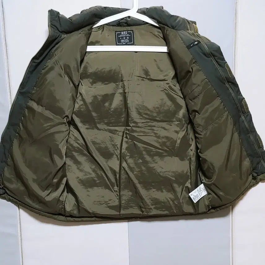 [BUNJANG] Nike Goose Down Vest Khaki 428 / [XL] 나이키 구스 패딩조끼 550 카키428