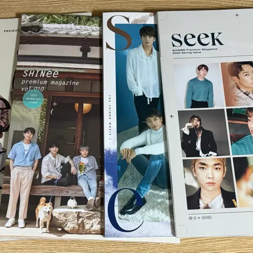 [BUNJANG] SHINee SEEK Japanese Fanclub Magazine Bundle Set / 샤이니 시크 seek 일본 팬클럽 회지 일괄