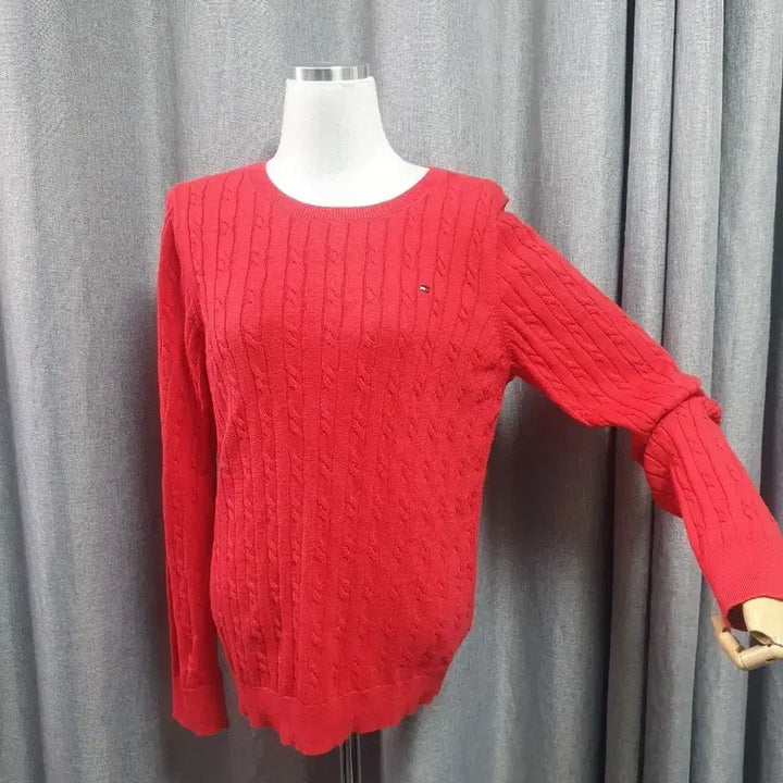 [BUNJANG] Tommy Hilfiger Cable Knit Sweater / 타미힐피거 케이블 니트