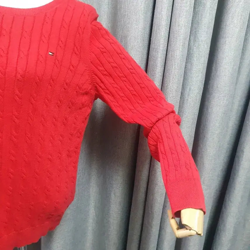 [BUNJANG] Tommy Hilfiger Cable Knit Sweater / 타미힐피거 케이블 니트