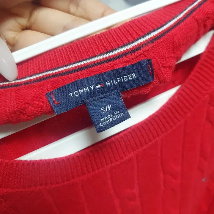 [BUNJANG] Tommy Hilfiger Cable Knit Sweater / 타미힐피거 케이블 니트