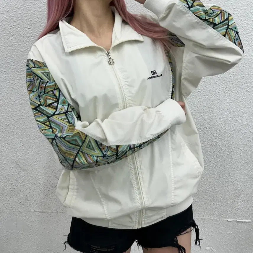 [BUNJANG] Balenciaga White Windbreaker / 발렌시아가 화이트 바람막이