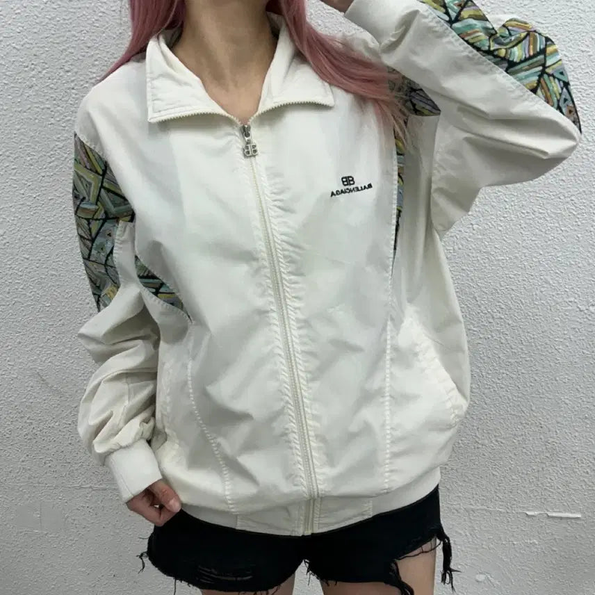 [BUNJANG] Balenciaga White Windbreaker / 발렌시아가 화이트 바람막이