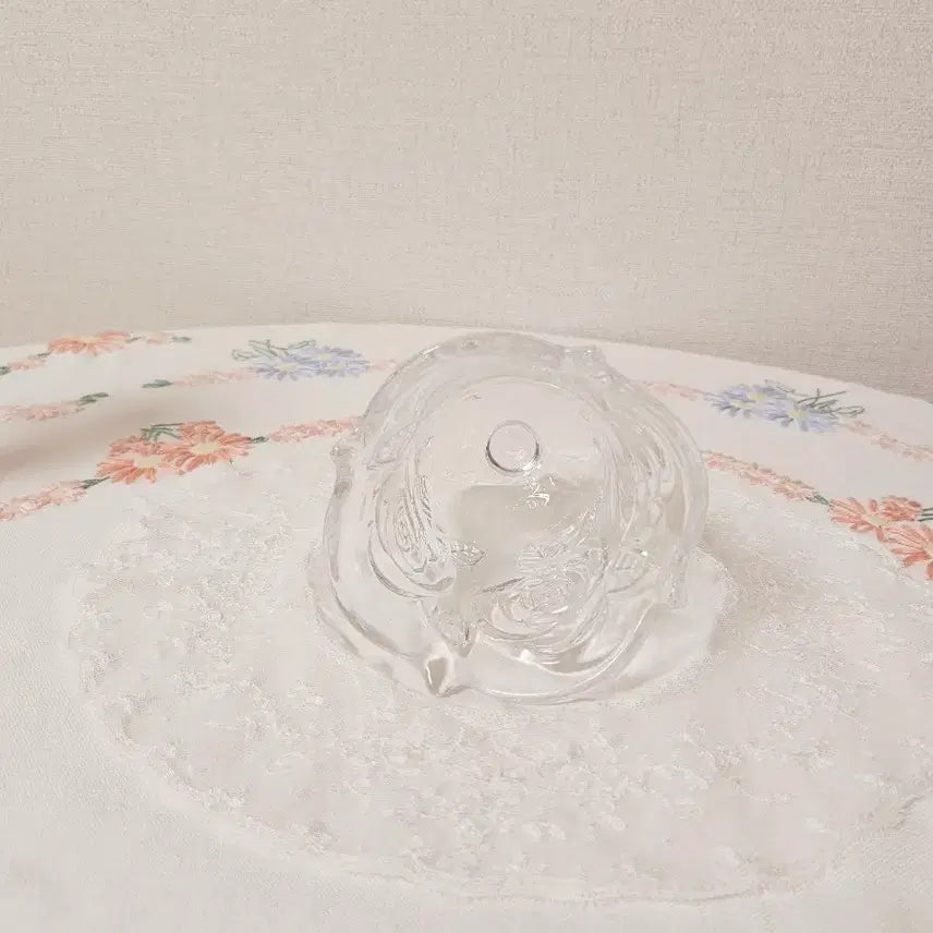 [BUNJANG] Vintage Big Rose Votive &amp; Rose Ceramic Brass Candle Holder Set / 빈티지 빅로즈 보티브&amp;로즈 도자기 브라스 촛대set