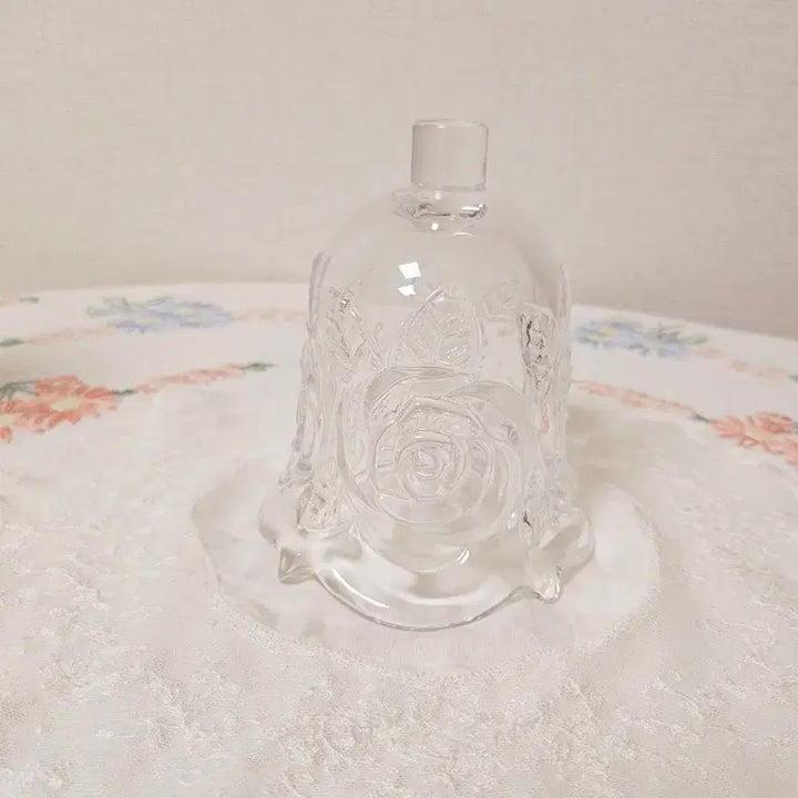 [BUNJANG] Vintage Big Rose Votive &amp; Rose Ceramic Brass Candle Holder Set / 빈티지 빅로즈 보티브&amp;로즈 도자기 브라스 촛대set