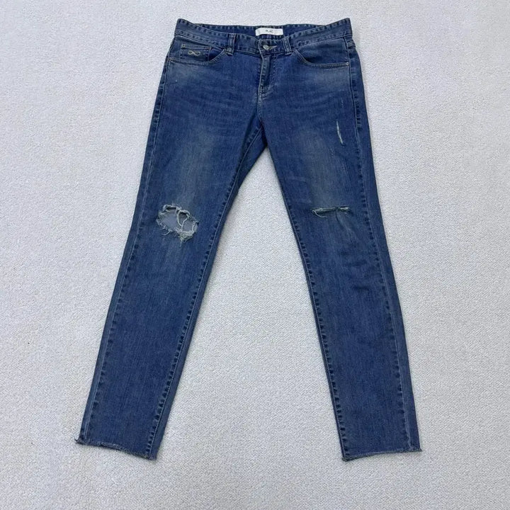 [BUNJANG] Plac M33 Distressed Denim Pants / M(33) 플랙 디스트로이드 데님 팬츠 0311E