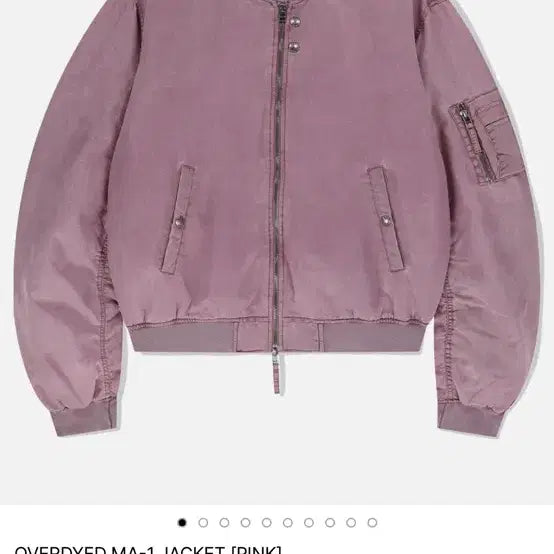 [BUNJANG] Mahagrid Oversized MA-1 Jacket Pink (L) / 마하그리드 오버다이드 MA-1 쟈켓 핑크 L사이즈 (새상품)
