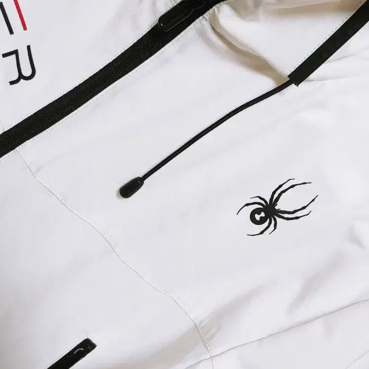 [BUNJANG] Spider Windbreaker Jacket White / [L] 스파이더 바람막이점퍼 화이트241