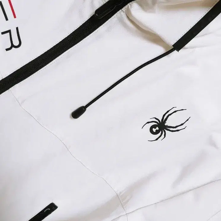 [BUNJANG] Spider Windbreaker Jacket White / [L] 스파이더 바람막이점퍼 화이트241