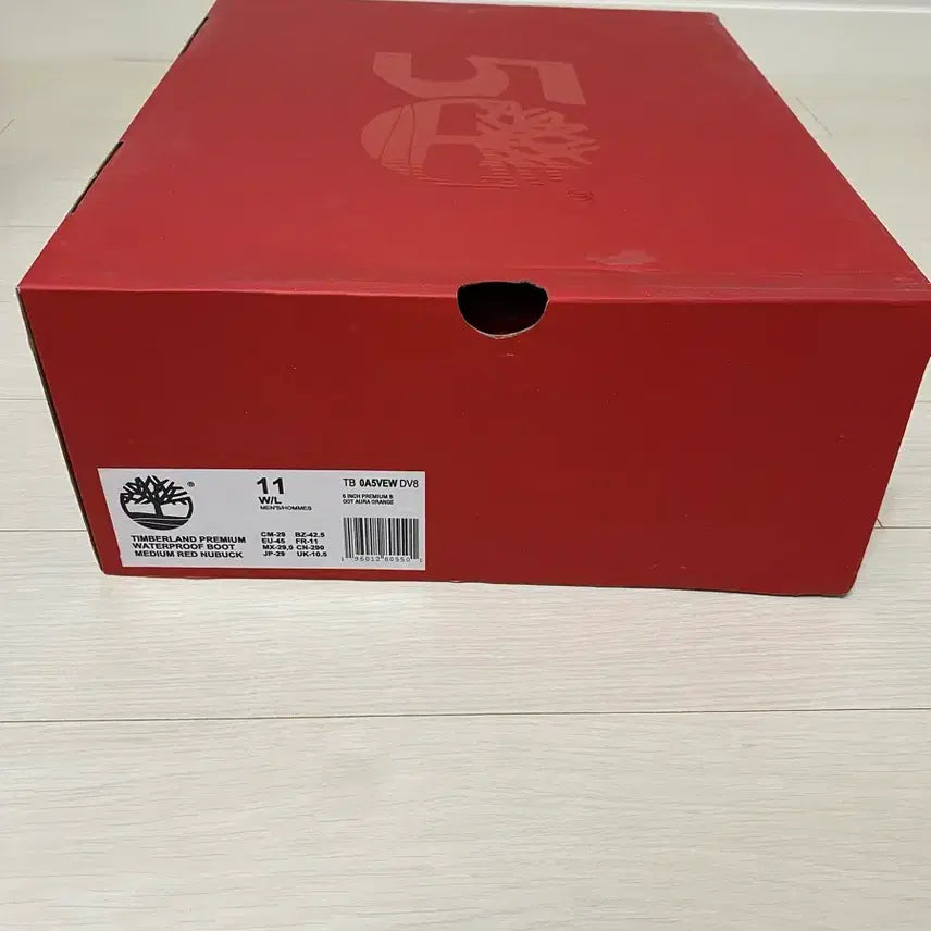 [BUNJANG] Timberland 50th Anniversary Red Premium 6-Inch Boots / 팀버랜드 50주년 레드 프리미엄 6인치 부츠 290