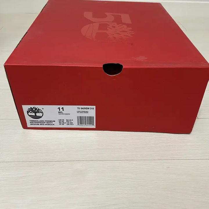 [BUNJANG] Timberland 50th Anniversary Red Premium 6-Inch Boots / 팀버랜드 50주년 레드 프리미엄 6인치 부츠 290