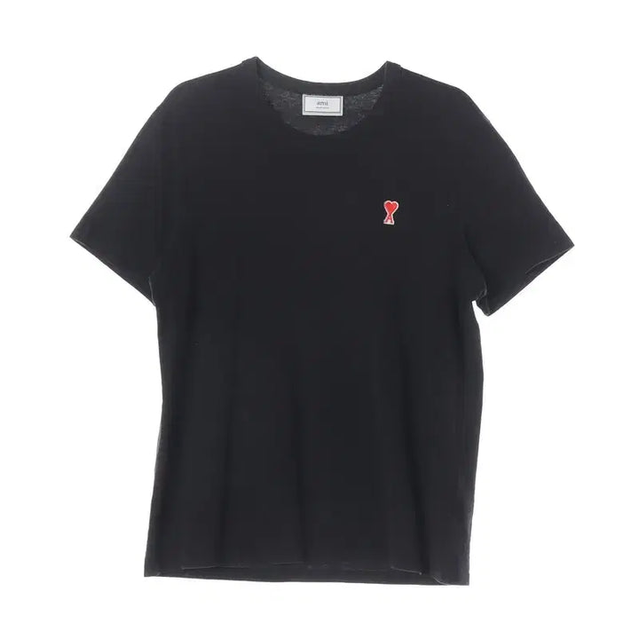 [SOLD OUT] AMI 아미 스몰 하트 로고 오가닉 코튼 반팔 티셔츠