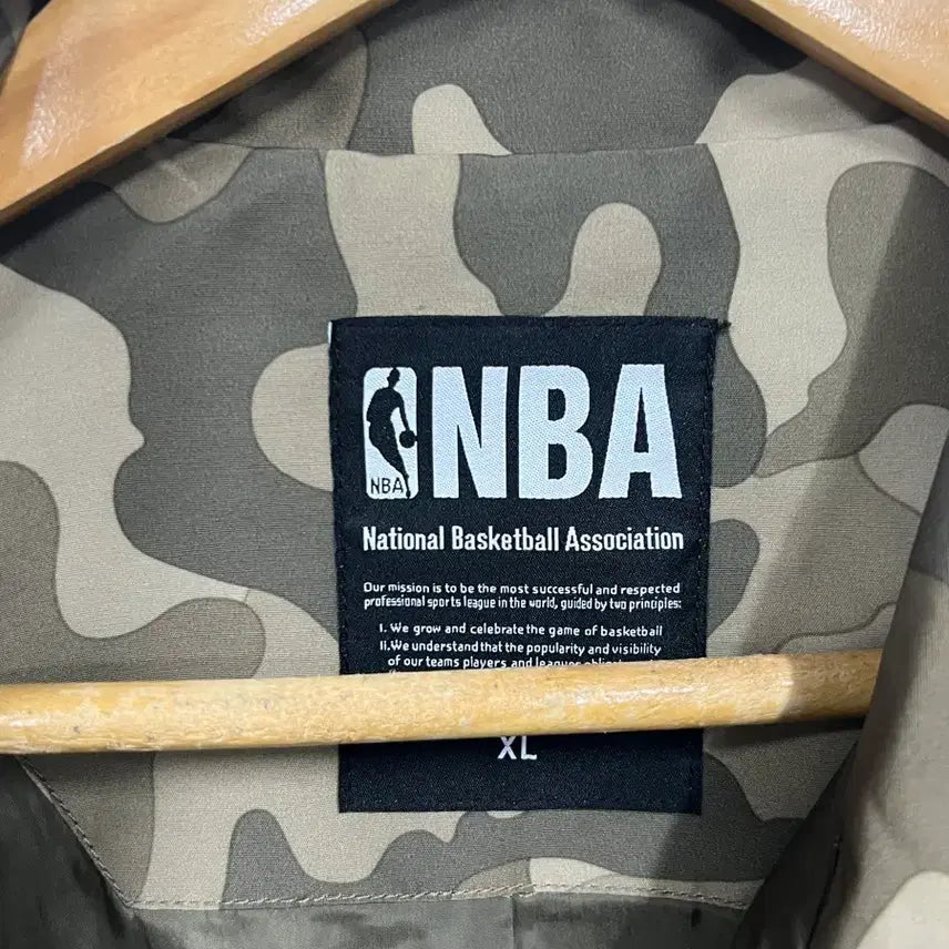 [BUNJANG] NBA LA Lakers Camo Pattern Coach Long Jacket / [105]  NBA 카모 패턴 LA 레이커스 코치 싱글 롱 자켓