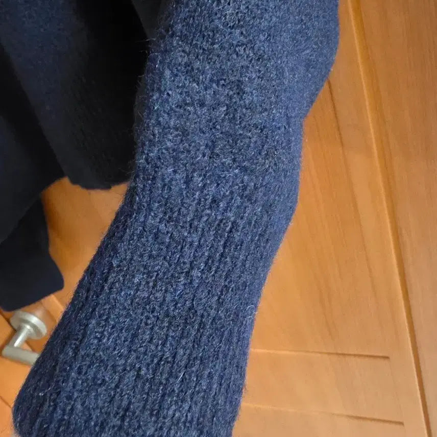 [BUNJANG] Navy Ribbon Cardigan / (새상품) 진네이비(?) 남색(?)리본 가디건