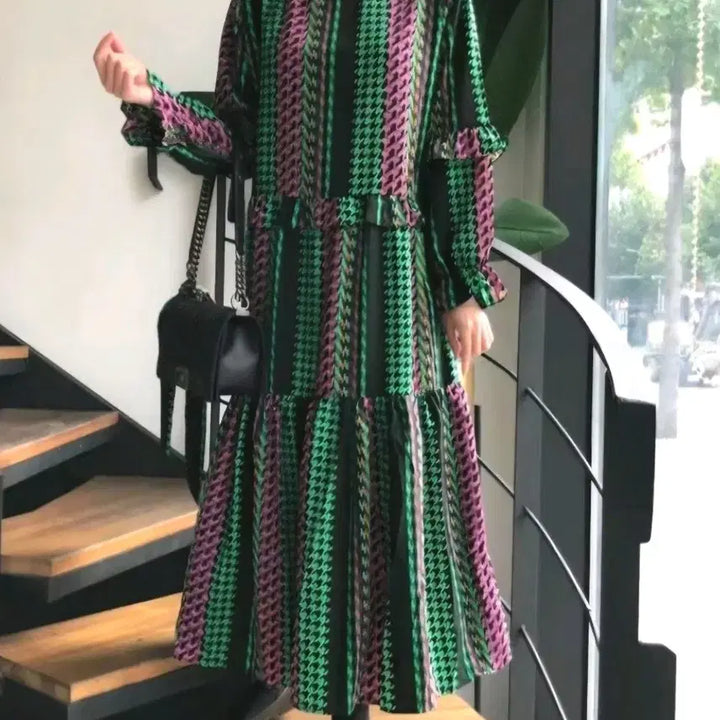 [BUNJANG] Maxi Ruffle Long Dress / 맥시 캉캉 롱원피스