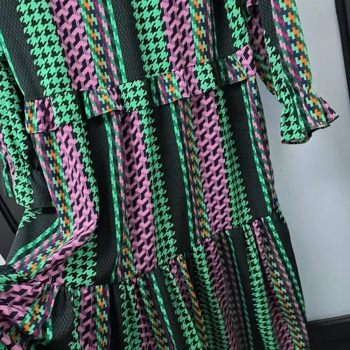 [BUNJANG] Maxi Ruffle Long Dress / 맥시 캉캉 롱원피스