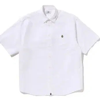 [BUNJANG] BAPE One Point Relaxed Fit Short Sleeve Shirt / [해외] 베이프 원포인트 릴렉스드핏 반팔 셔츠 26SS