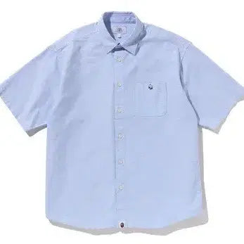 [BUNJANG] BAPE One Point Relaxed Fit Short Sleeve Shirt / [해외] 베이프 원포인트 릴렉스드핏 반팔 셔츠 26SS