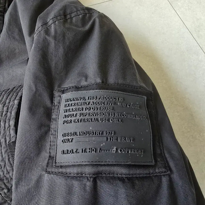 [SOLD OUT] Diesel 블랙 롱패딩 100