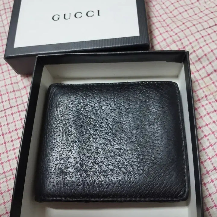 [BUNJANG] Gucci GG Black Bifold Wallet / 구찌 블랙 GG 반지갑 풀박스